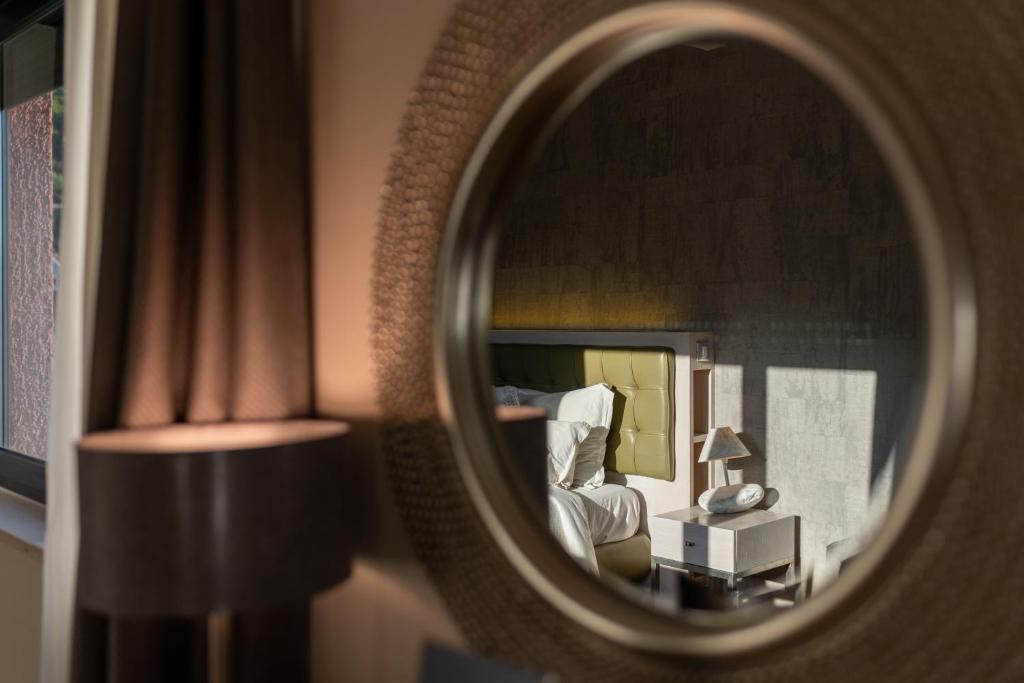 Postel nebo postele na pokoji v ubytování Hotel San Giorgio