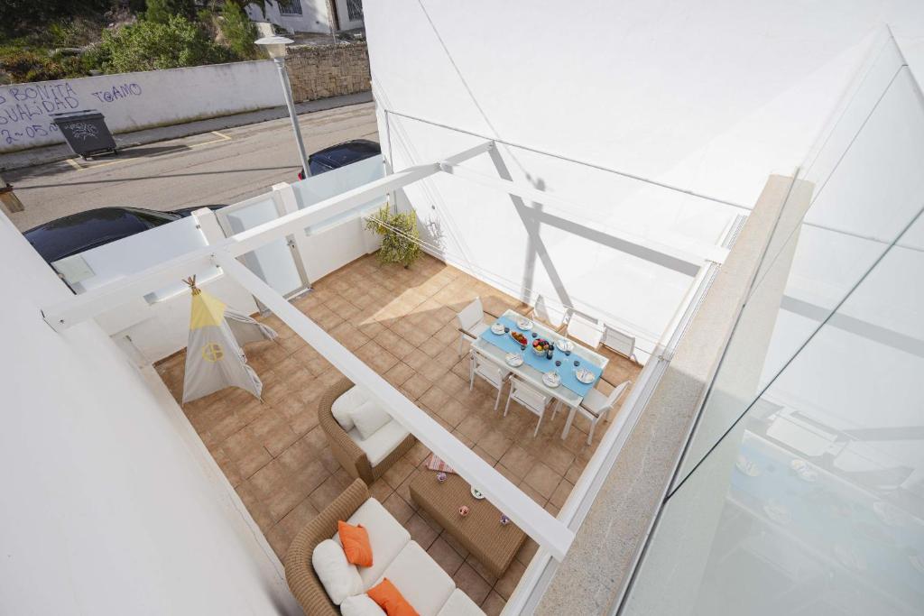 A balcony or terrace at Laia House / Laia's house