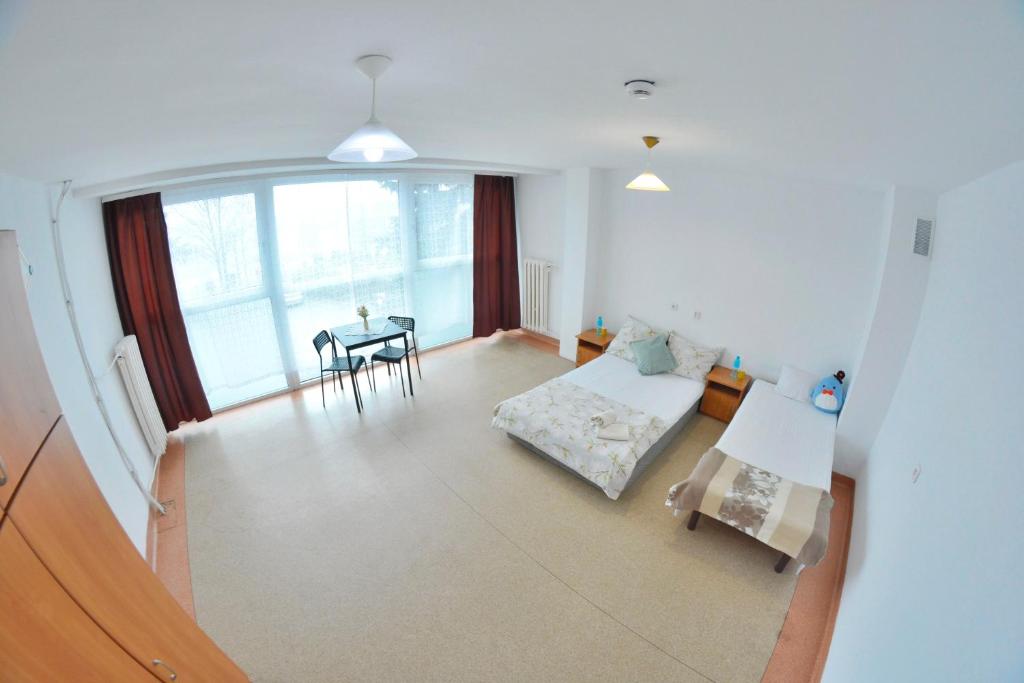 Posteľ alebo postele v izbe v ubytovaní Twój Hostel Bytom