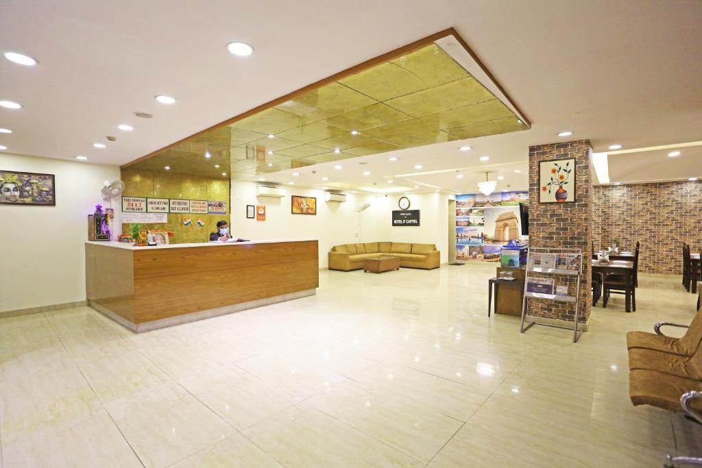 Vstupní hala nebo recepce v ubytování Hotel D'Capitol - Delhi Airport
