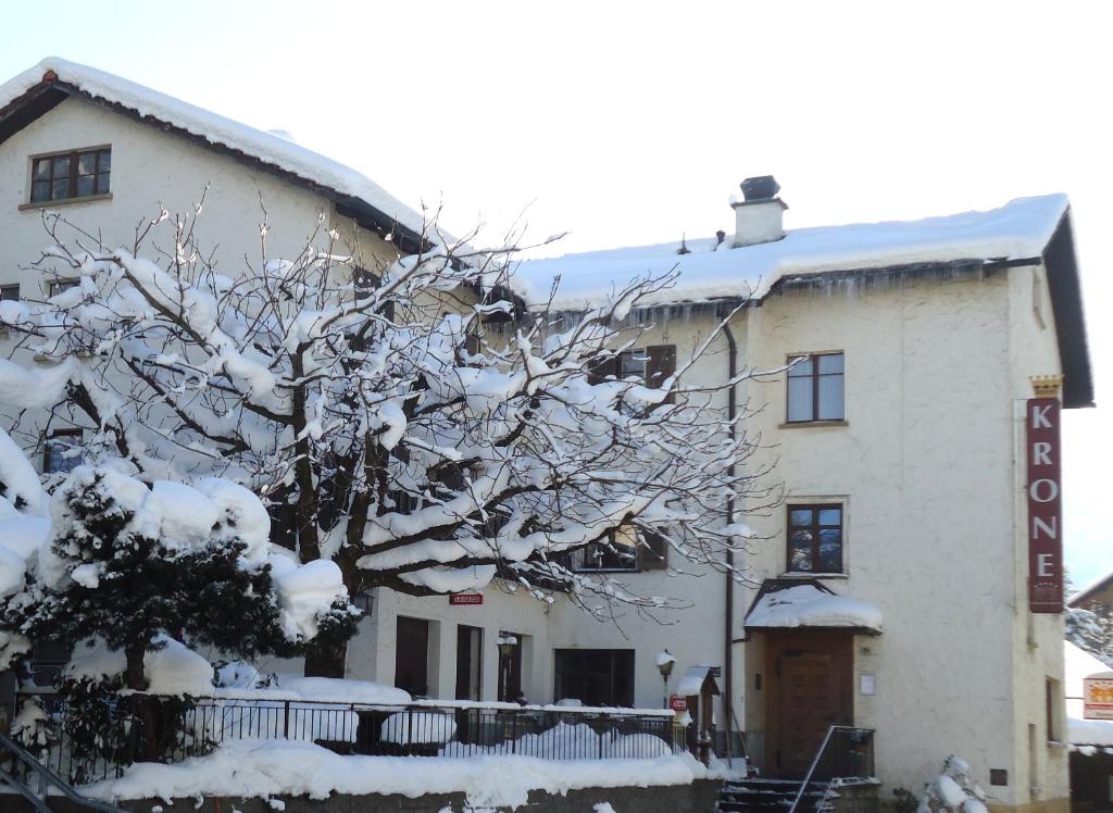 Bed and Breakfast Krone v zimě