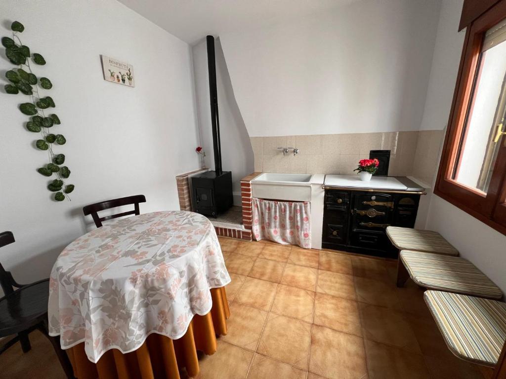 Kuchyň nebo kuchyňský kout v ubytování Casa Verilia