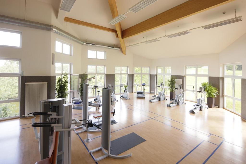 Fitness centrum a/nebo fitness zařízení v ubytování allgäu resort