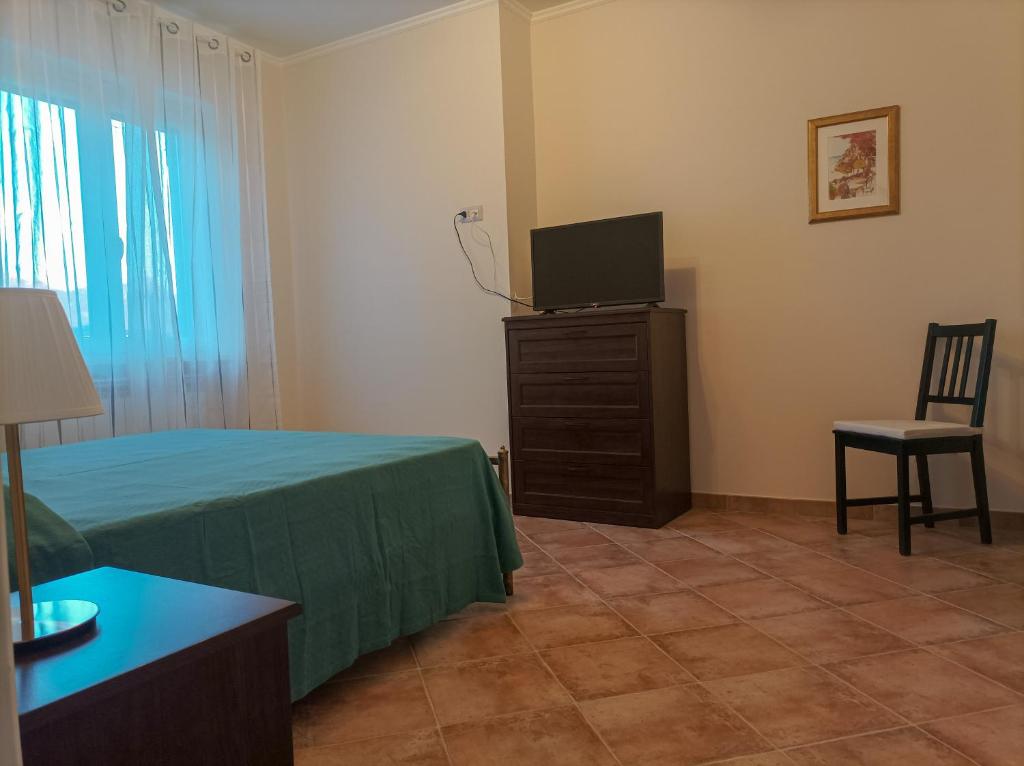 TV a/nebo společenská místnost v ubytování Casa delle Campane