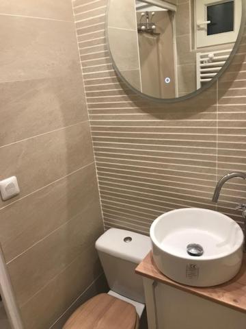 Koupelna v ubytování B&B Au bois dormant chambres d hotes