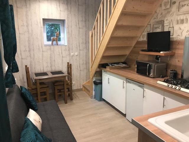 Kuchyň nebo kuchyňský kout v ubytování B&B Au bois dormant chambres d hotes
