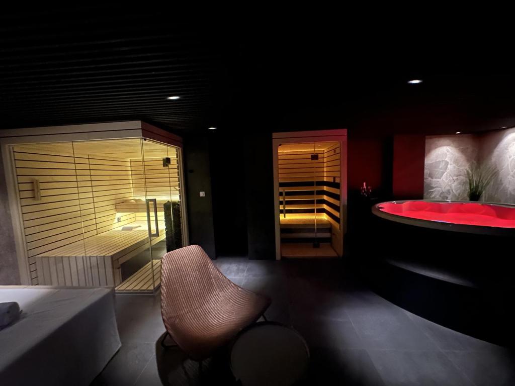 Postel nebo postele na pokoji v ubytování Boutique & Wellness Hotel Vital