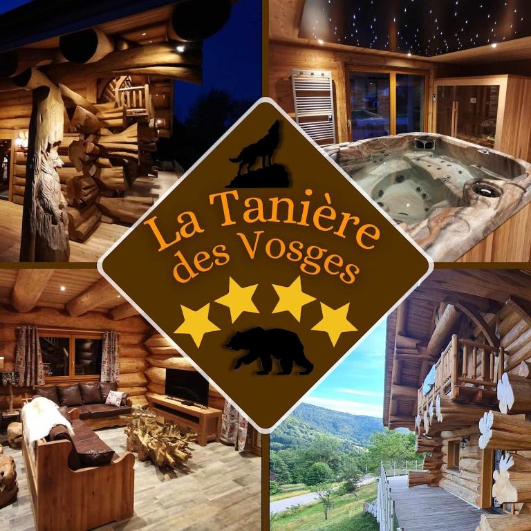 Signe qui dit la tamarine des volcanos dans l'établissement Chalet 10 pers sauna & SPA La tanière des Vosges, à La Bresse