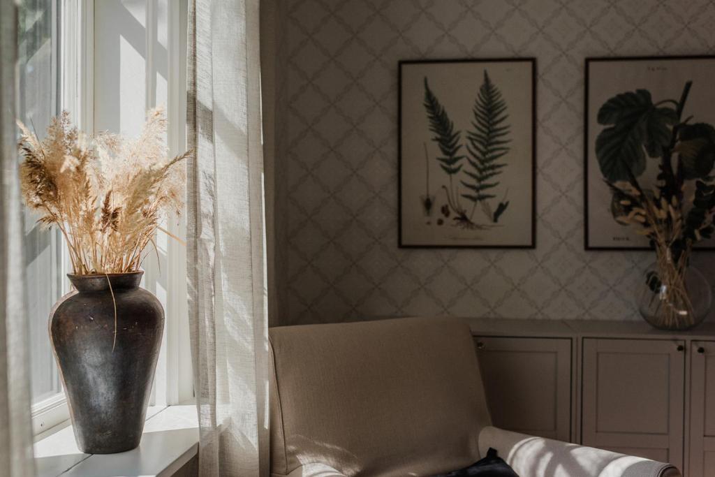 Postel nebo postele na pokoji v ubytování Skäftekärr Hotell