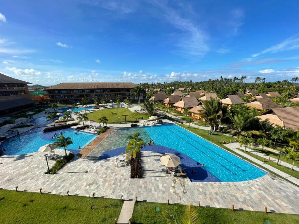 an aerial view of a resort swimming pool at Eco Resort - Praia dos Carneiros - ao lado da Igrejinha in Rio Formoso