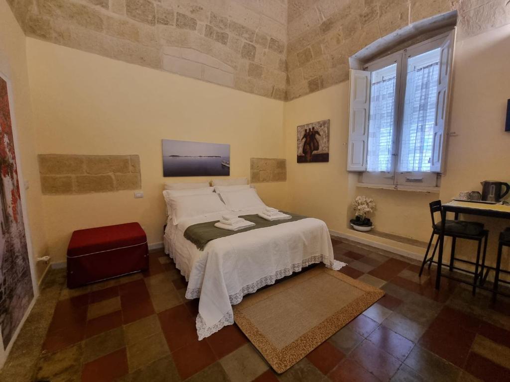 Postel nebo postele na pokoji v ubytování LA VOLTA