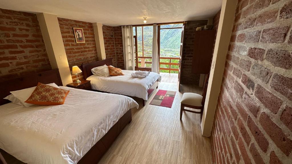 Postel nebo postele na pokoji v ubytování Spa Hotel Etelvina