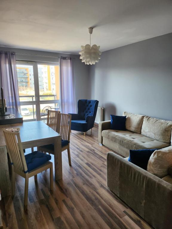 Χώρος καθιστικού στο Apartament Stężycka