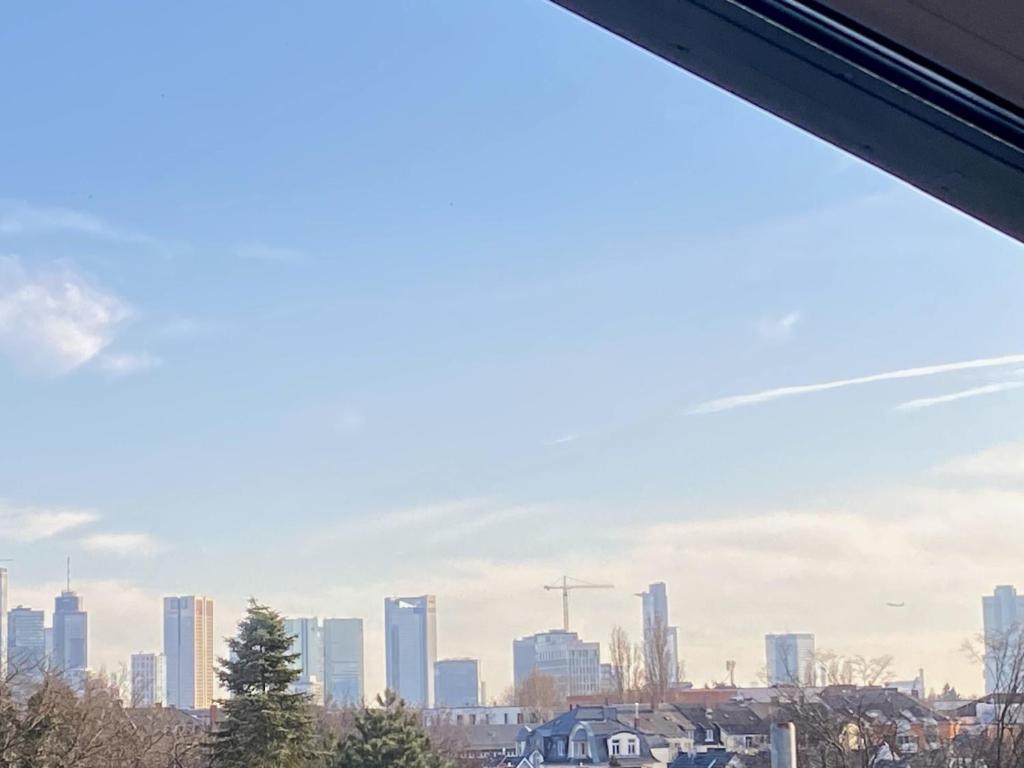 Nespecifikovaný výhled na destinaci Frankfurt nad Mohanem nebo výhled na město při pohledu z ubytování v soukromí