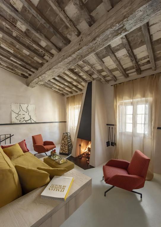 Posezení v ubytování Monteverdi Tuscany