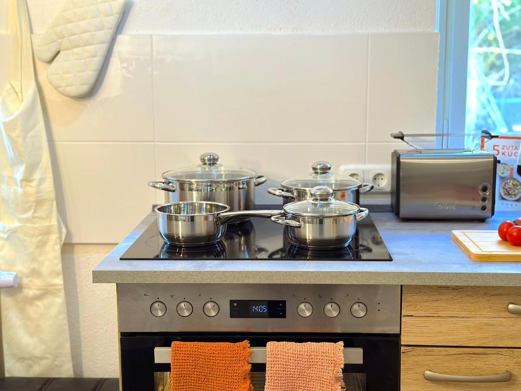 Küche/Küchenzeile in der Unterkunft Boutique Apartment • Zentrum • Netflix • Parkplatz