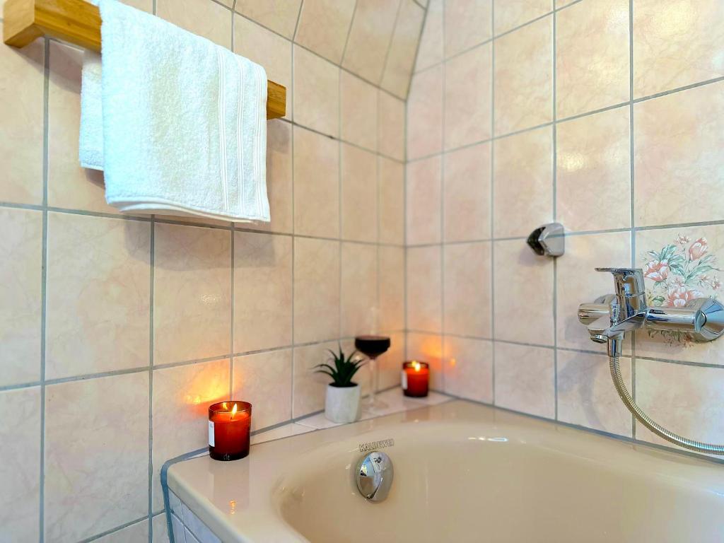 Ein Badezimmer in der Unterkunft Boutique Apartment • Zentrum • Netflix • Parkplatz