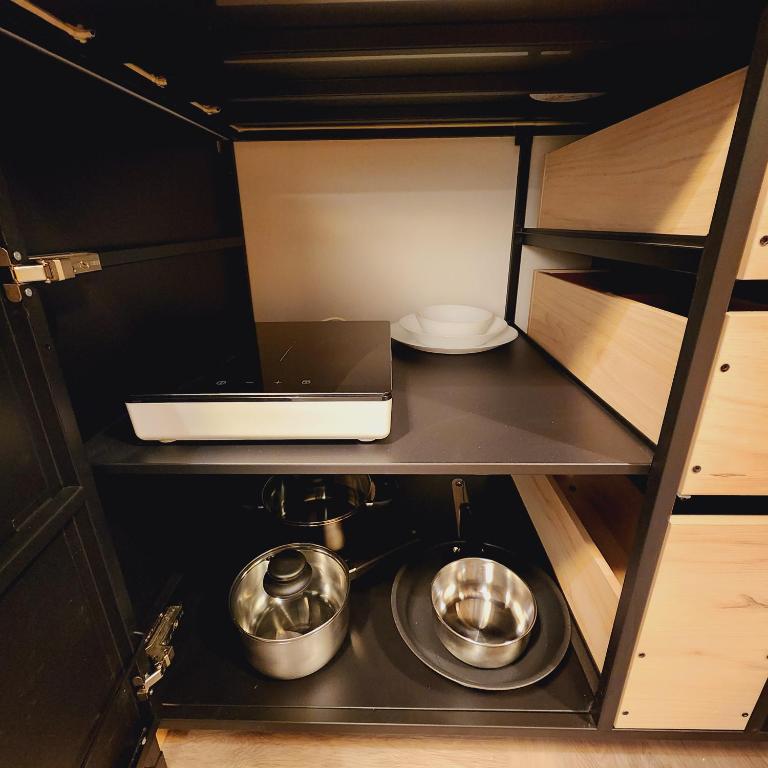 Kuchyň nebo kuchyňský kout v ubytování Private Home Studio Central Located in Miami 1