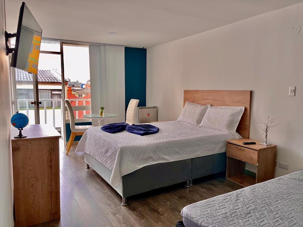 Postel nebo postele na pokoji v ubytování Alojamientos privados y céntricos.