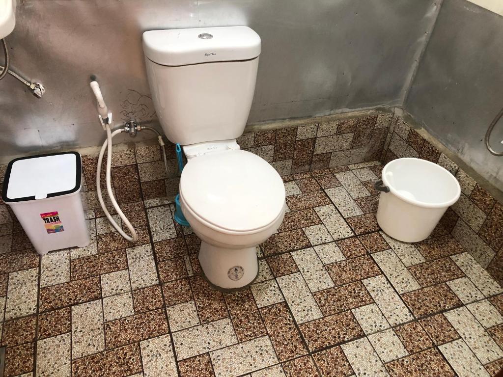 Koupelna v ubytování MIOKI HOMETEL