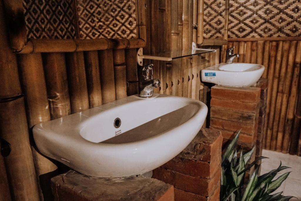 Koupelna v ubytování BILIK BAMBOO HOMESTAY