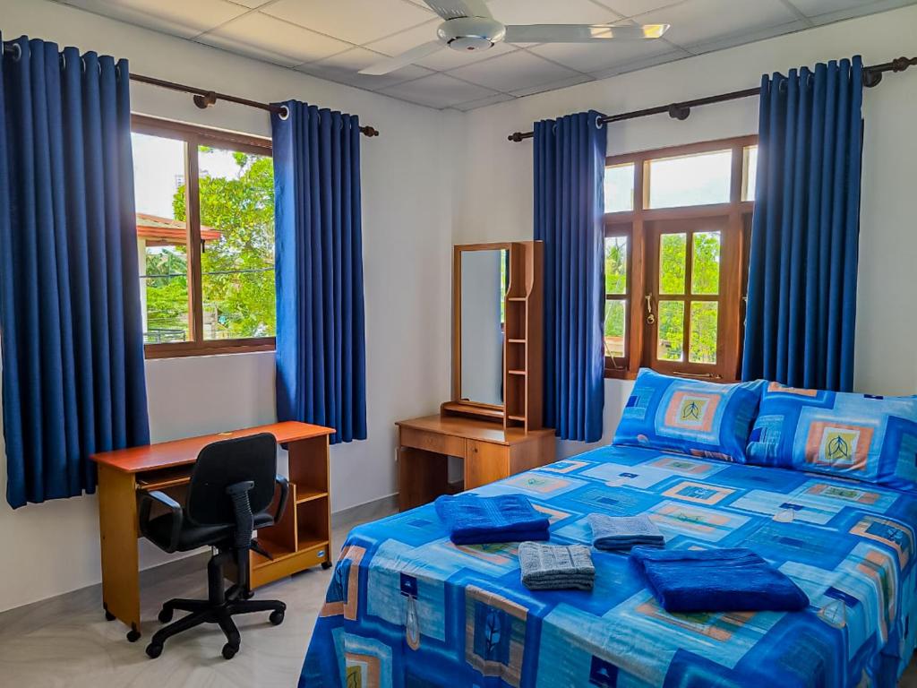 Postel nebo postele na pokoji v ubytování Shalom Villa