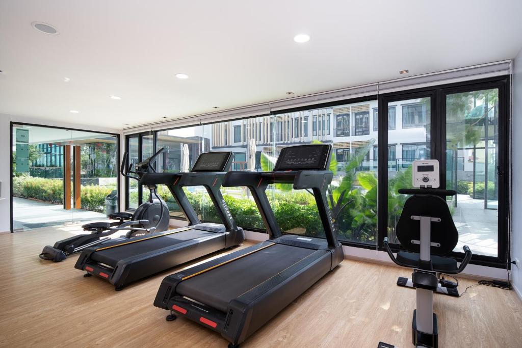 Fitness centrum a/nebo fitness zařízení v ubytování Crystal Srivaree Suvarnabhumi Hotel