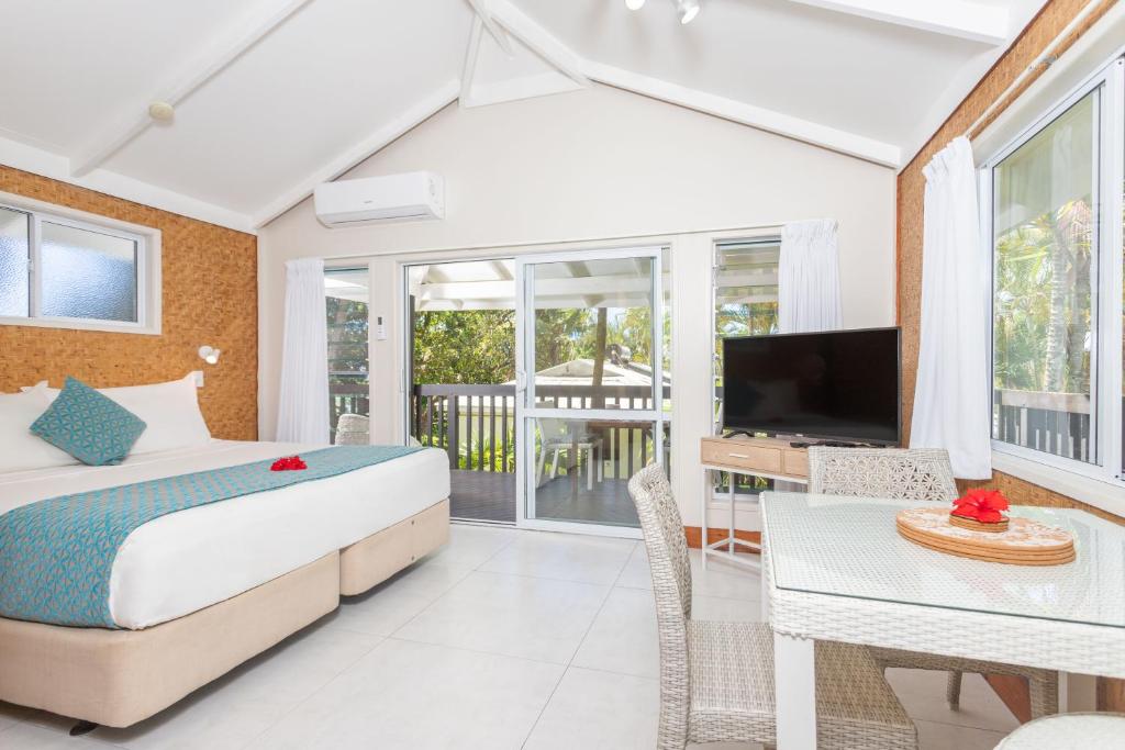 Muri Lagoon View Bungalows - Hillside Bungalow - 带有部分泻湖的平房 - 空调