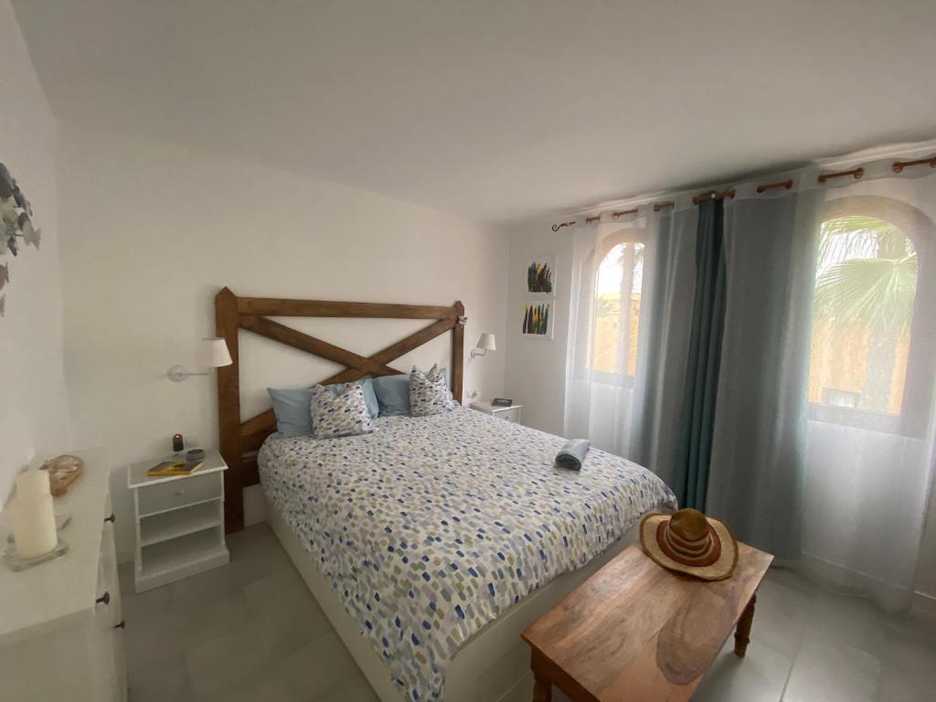 A bed or beds in a room at La Casa di Julia