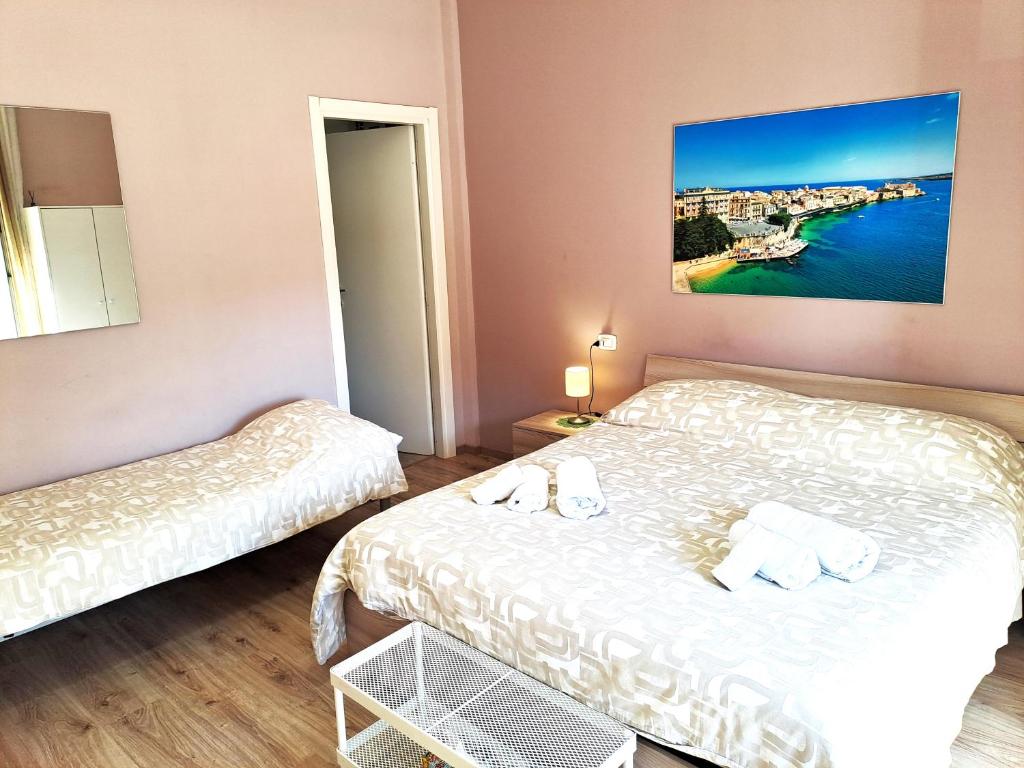 Postel nebo postele na pokoji v ubytování B&B SALLY