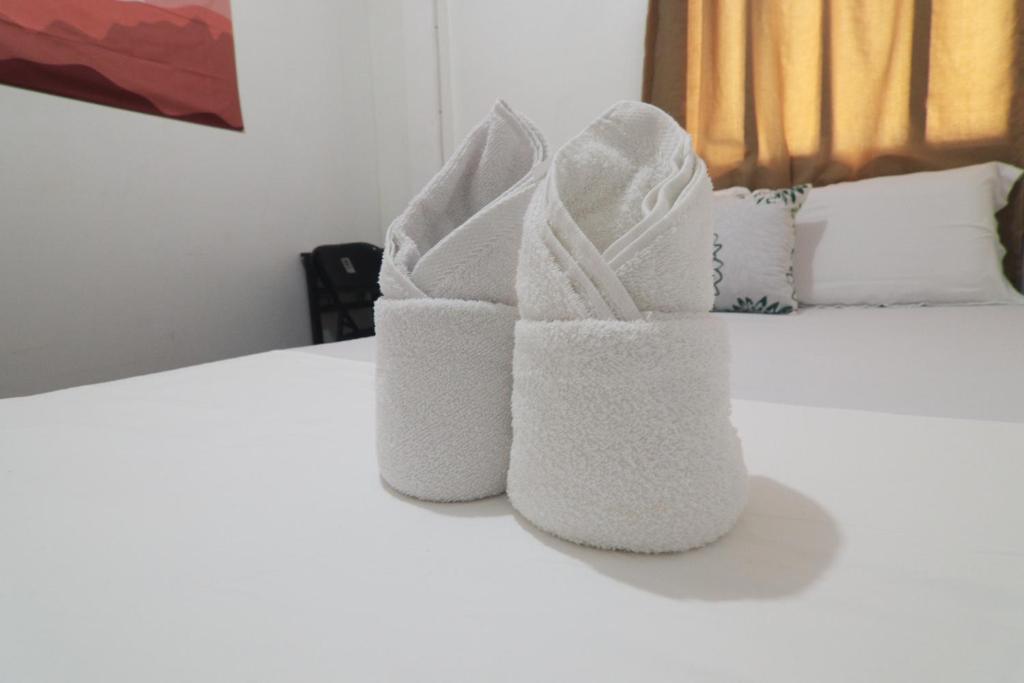 Postel nebo postele na pokoji v ubytování Aloha Hostel Siargao