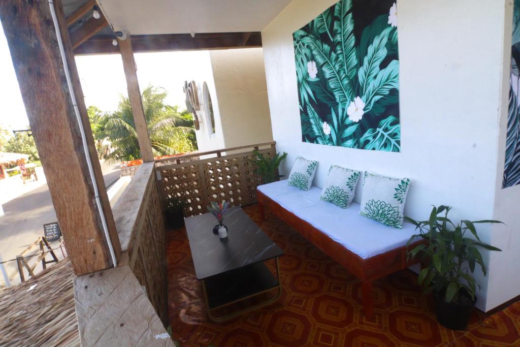 Postel nebo postele na pokoji v ubytování Aloha Hostel Siargao