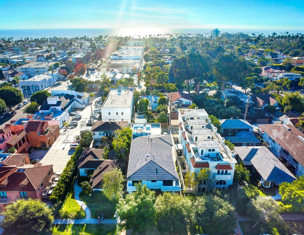 Udsigt til Los Angeles eller udsigt til byen taget fra lejligheden