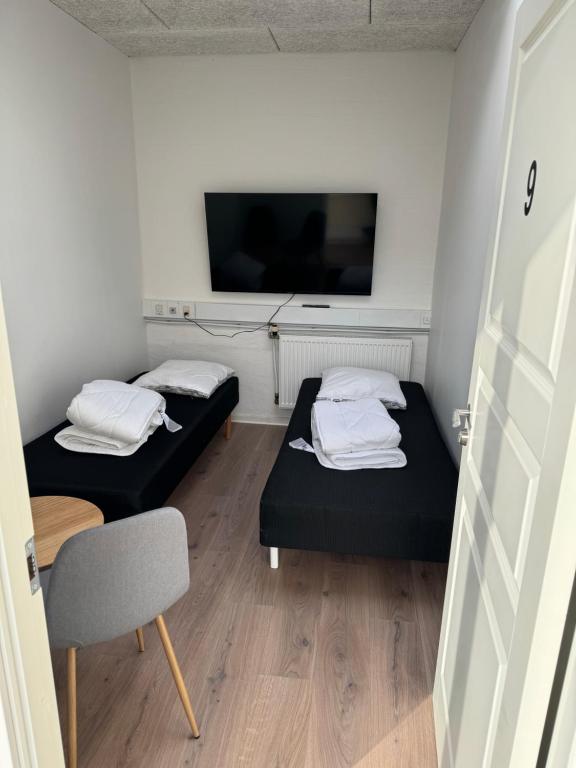 Postel nebo postele na pokoji v ubytování Italian Rooms 9