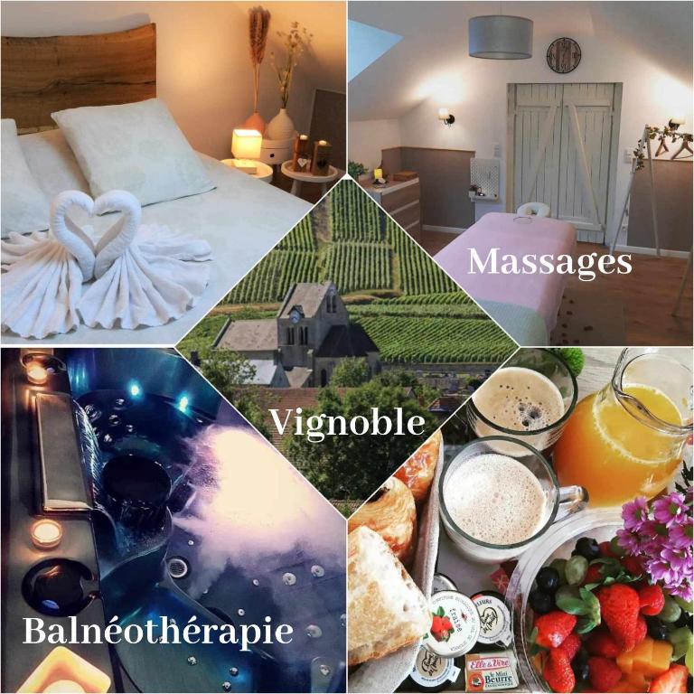 Fotografie z fotogalerie ubytování Gîte "Le Sablon" à Unchair - Appartement de charme & prestations bien-être - A 20 mn de Reims centre v destinaci Unchair