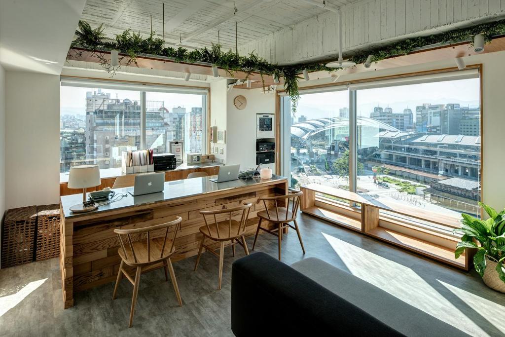 Posezení v ubytování Norden Ruder Hostel Taichung