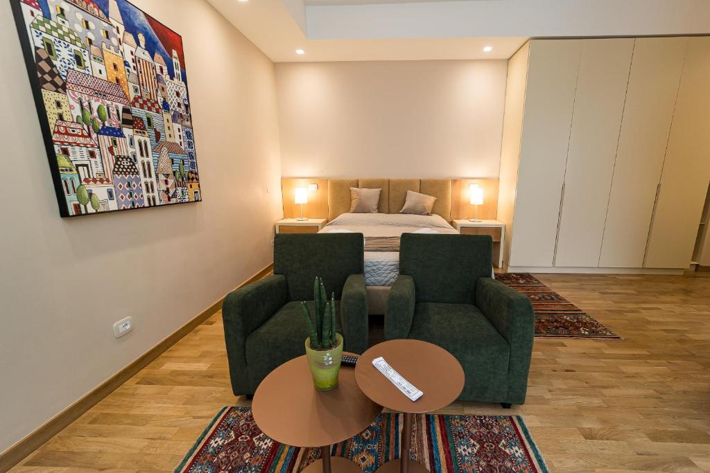 Posezení v ubytování GoodStay Cianci Luxury Room