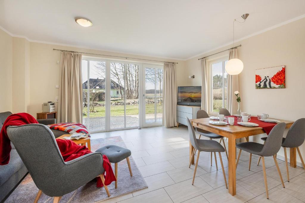 Et opholdsområde på Ferienhaus Sonne 6c