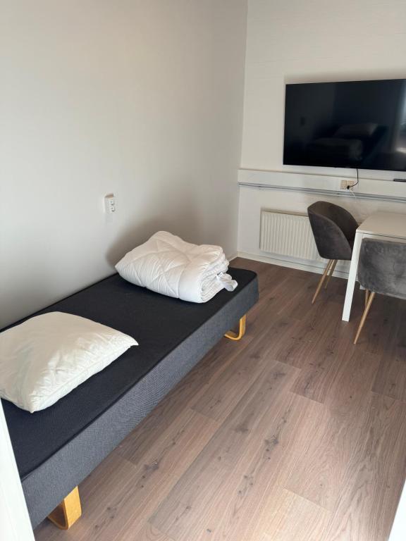 TV a/nebo společenská místnost v ubytování Italian Rooms 8