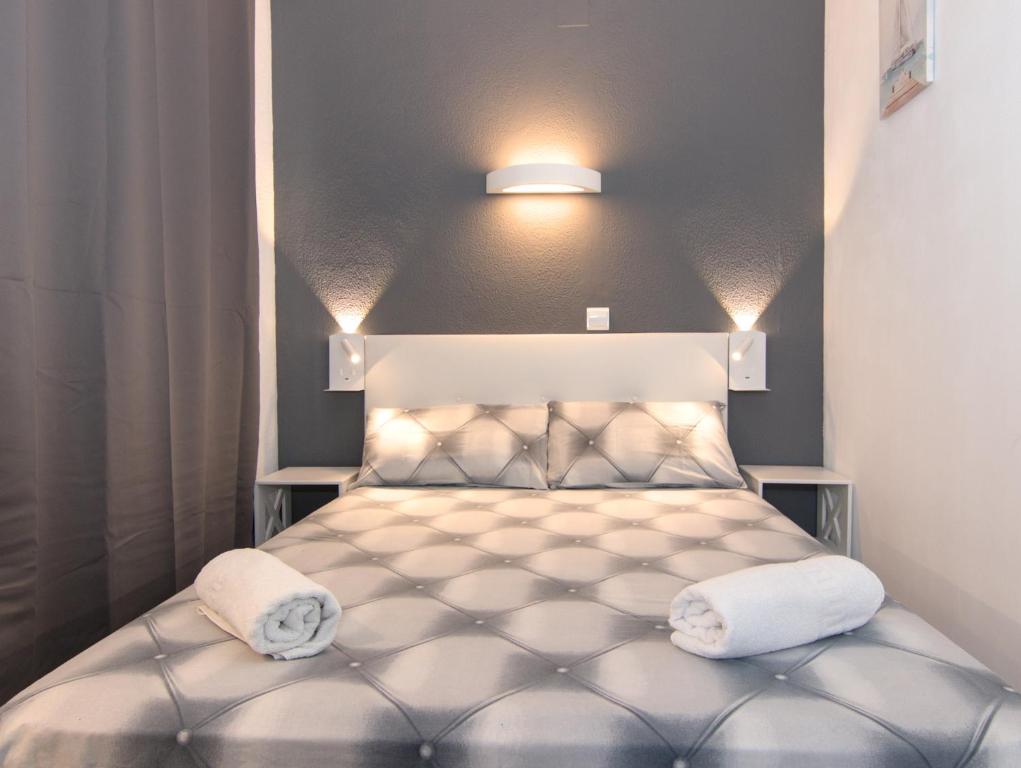 Postel nebo postele na pokoji v ubytování Moderno apartamento con wifi gratis