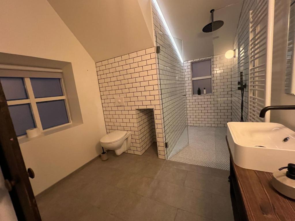 Koupelna v ubytování Hótel Goðafoss Fosshóll