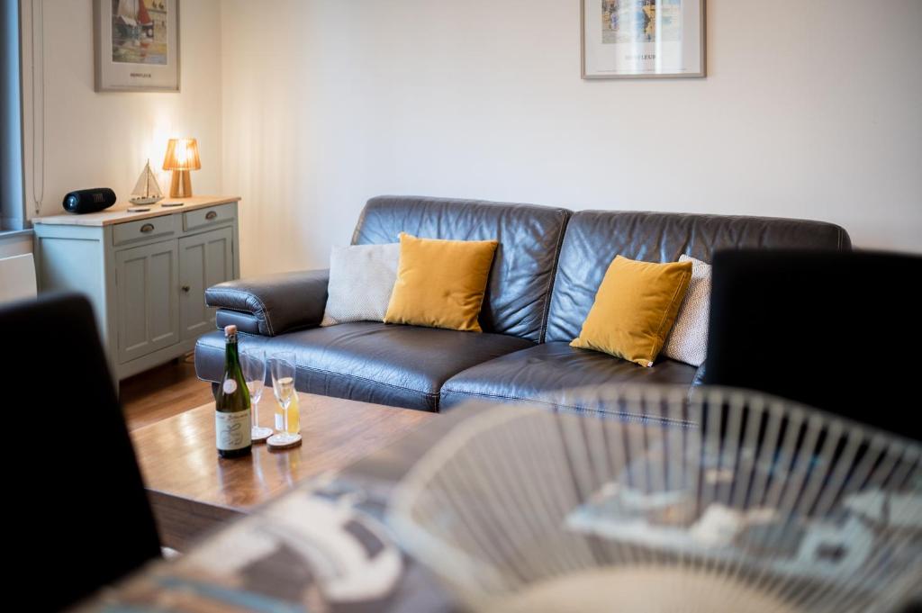 Posedenie v ubytovaní Le duplex de Lise