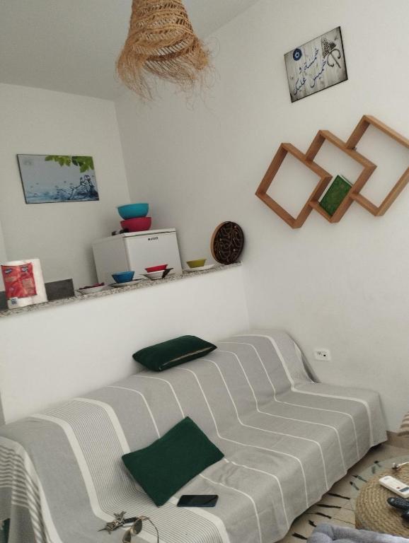 Posezení v ubytování Appartement num3 Carthage byrsa