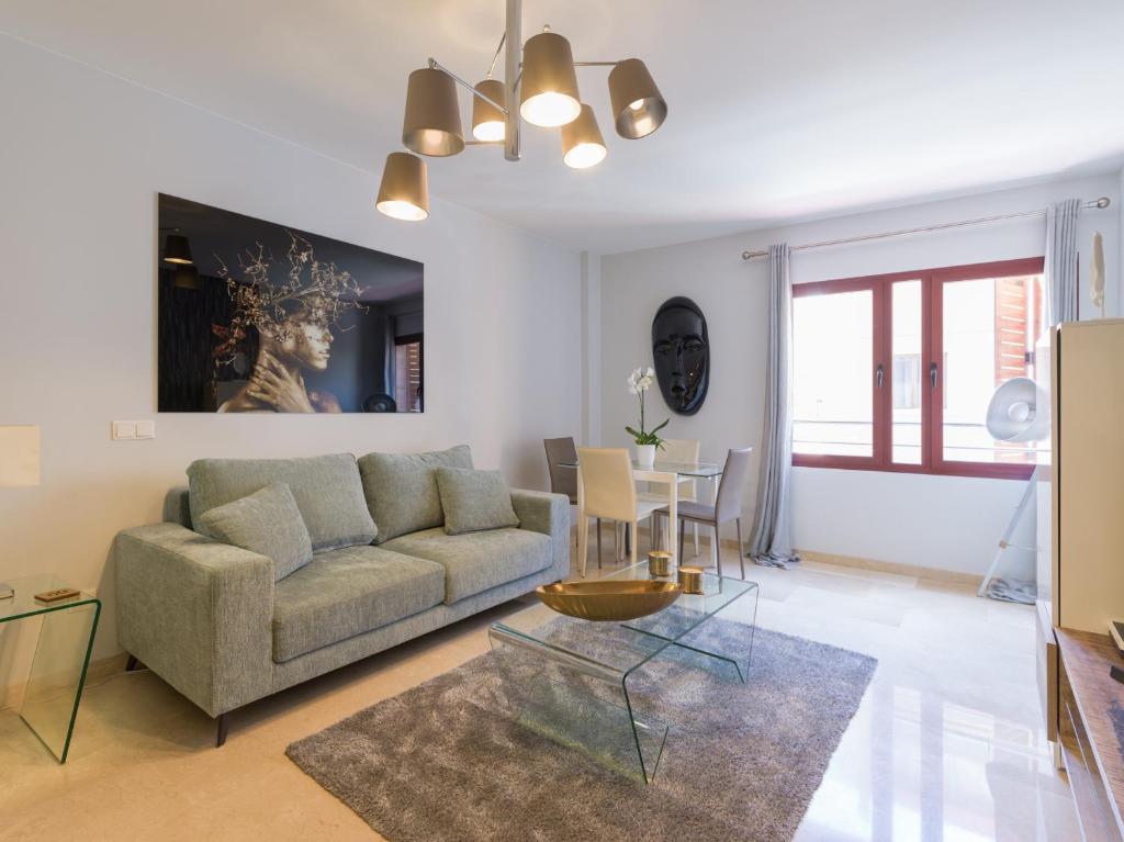 Posezení v ubytování Luxury Dunas in Las Canteras By CanariasGetaway