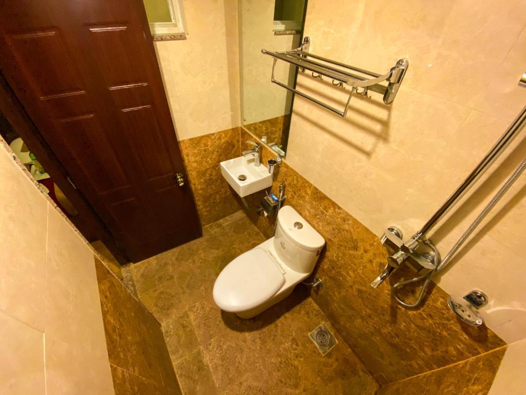 Koupelna v ubytování Hotel Abi International