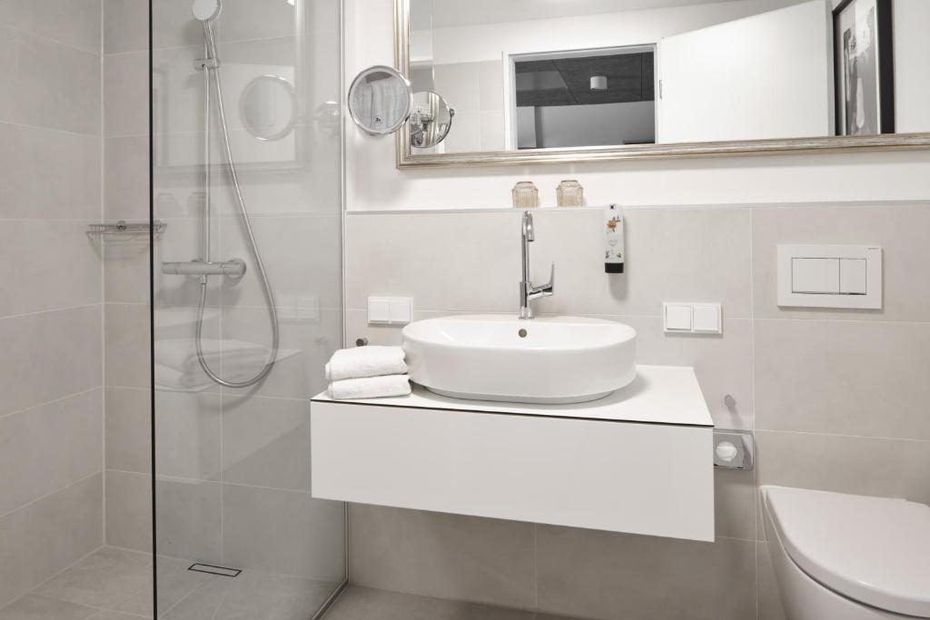 Koupelna v ubytování Hotel BalthazarS