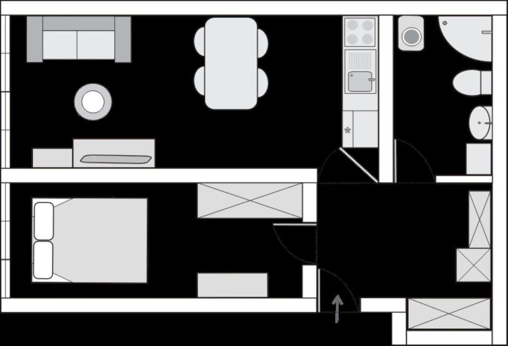 Plán poschodí v ubytovaní Apartment STANIĆ - "Home away from home"