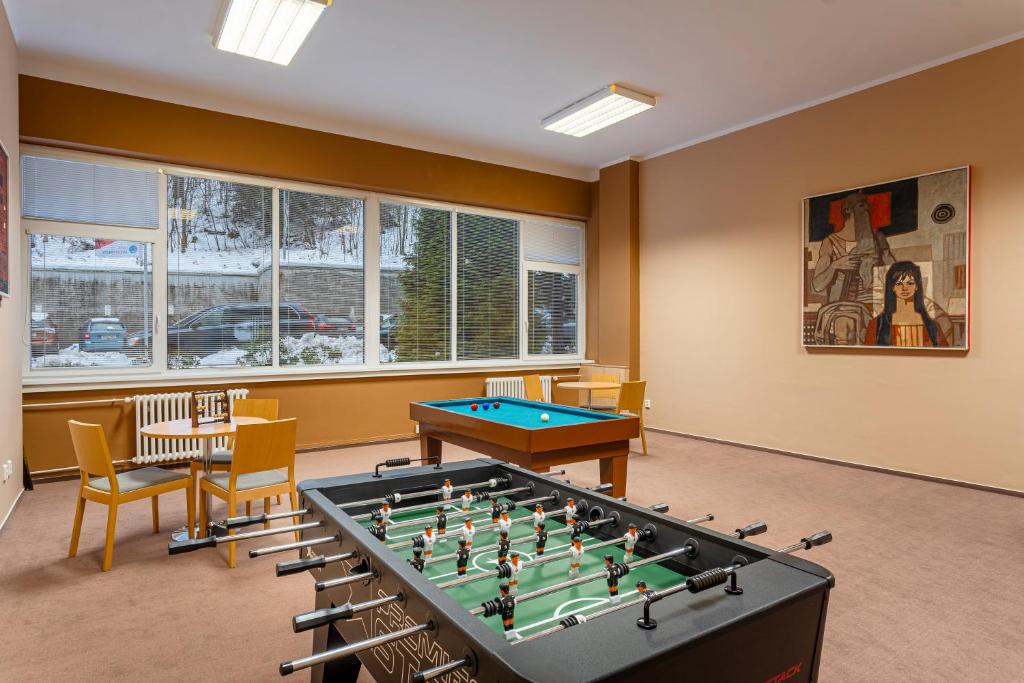 Herní místnost v ubytování Hotel Běhounek