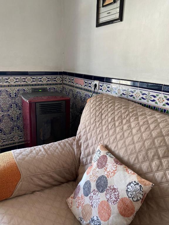 Część wypoczynkowa w obiekcie Casa Rural Balcones de Setenil