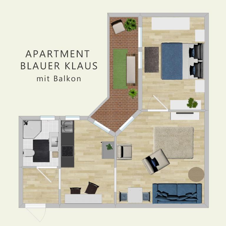 City Pension - Apartment Mit 1 Schlafzimmer